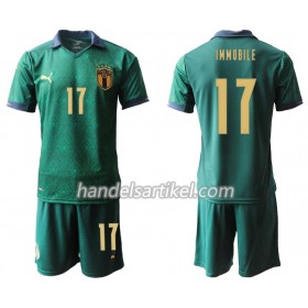 Italien Ciro Immobile 17 Kinder Ausweich Trikotsatz Euro 2020 Kurzarm (+ Kurze Hosen)